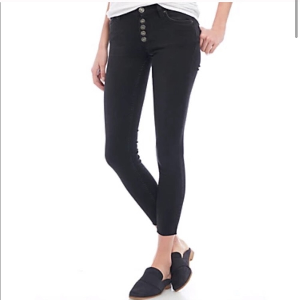 Free People Reagan Raw Hem Jeans